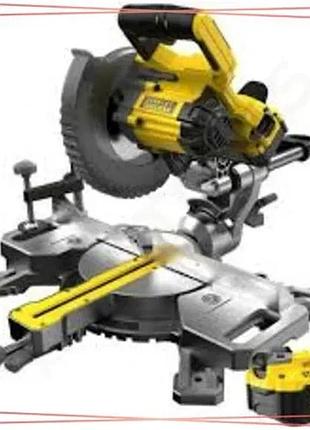 Торцовочная пила аккумуляторная stanley fatmax v20 190 мм 1 аккумулятор 4,0 ач для точного реза sku_sfmcs701m1-qw