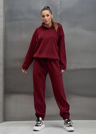 Спортивные костюмы issa plus 15444 l бордовый