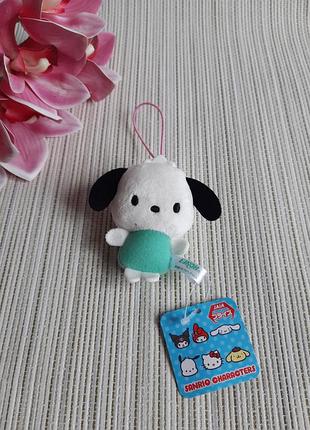 Оригінальний японський плюшевий брелок sanrio pochacco (eikoh jaia)