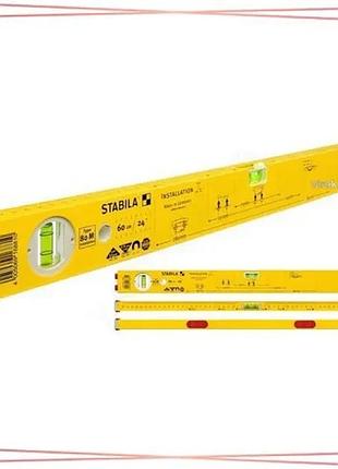 Уровень сантехники stabila type 80 m 100 см с магнитами и разметкой для сантехники sku_16882