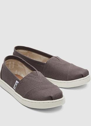 Детские мокасины-эспадрильи Toms