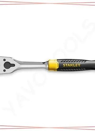 Реверсивная трещотка stanley 1/2" 72 зубца шаг 5° для ручного использования с тонким профилем sku_stmt82665-0
