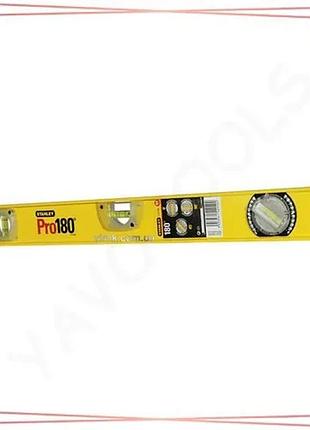Уровень stanley pro180 100 см 3 капсулы профессиональный строительный инструмент для разметки sku_1-42-922