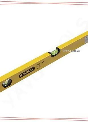 Уровень stanley classic box level 60 см 2 капсулы аллюминий для строительных измерений sku_stht1-43103
