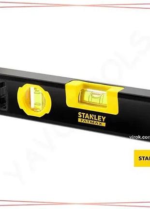 Уровень stanley classic box level torpedo 23 см 2 пузырька алюминиевый корпус с магнитами уровень стро sku_fmht42884-1