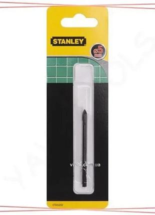 Свердло по керамике и стеклу stanley ø5 мм инструмент для сверления керамики и стекла sku_sta53232-qz