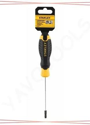 Викрутка звездочная stanley cushiongrip s/d torx т27 100 мм инструмент для сборки и ремонта sku_stht16181-0