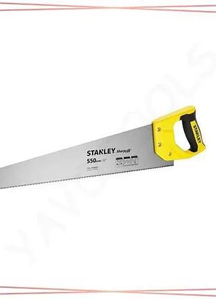 Ножівка по дереву stanley sharpcut 550 мм 7 зубів для дерева різання деревини інструмент для столярних sku_stht20368-1