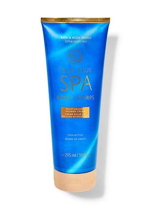 Парфумований крем для тіла bath & body works (0667659365708) true blue spa super rich body cream 295 мл