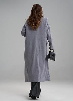 Пальто issa plus 15855 l сіре 3