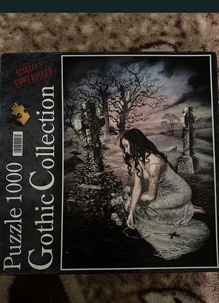 Рідкісні колекційні пазли на 1000 деталей (clementoni gothic та whsmith christmas)