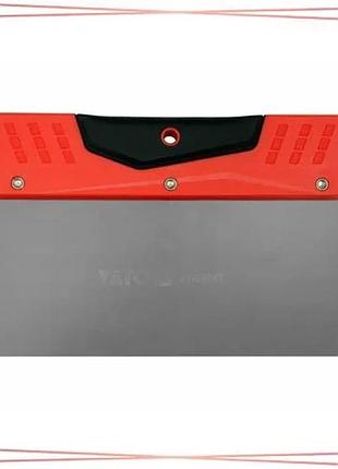 Шпатель для фінішного шпаклювання yato 250 мм нержавіюча сталь для точного шпатлювання стін і стелі sku_yt-52247