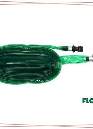 Шланг плоский с отверстиями для полива flo 7,5м ø16мм пвх с быстросъемными наконечниками для орошения sku_89360