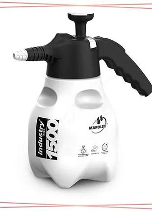 Оприскувач ручний marolex industry ergo acid line 1.5l 0.4mpa fpm viton 3d flex для очищення поверхонь sku_s082.102