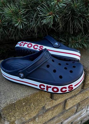 Чоловічі крокси сабо crocs bayaband navy сині