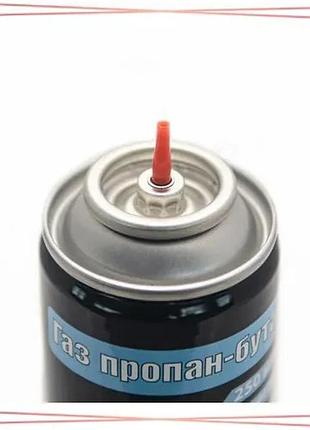 Газовий балон virok 150g/250ml одноразовий для запальничок 12 шт упаковка для туризму sku_44v150