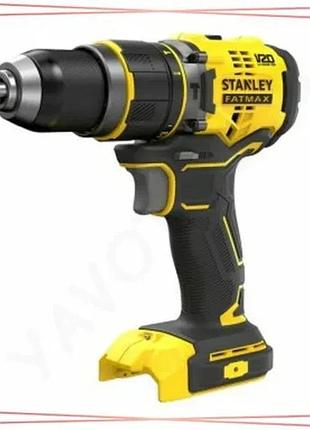 Аккумуляторный ударный шуруповерт stanley fatmax 20v 80нм без аккумулятора и зарядного устройства sku_sfmcd721b-xj