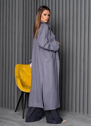 Пальто issa plus 14247 xl серый 2