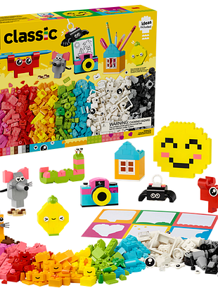 Конструктор lego classic счастливый творческий набор 680 деталей (11042)