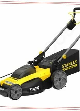 Газонокосилка аккумуляторная безщеточная fatmax v20 самохідна нож 51см 2 аккумулятора по 4а для площад sku_sfmcmw2651m-qw