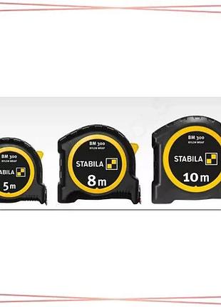 Рулетка stabila type bm 300 8 м x 27 мм измерительный инструмент для строительства и ремонта sku_19574
