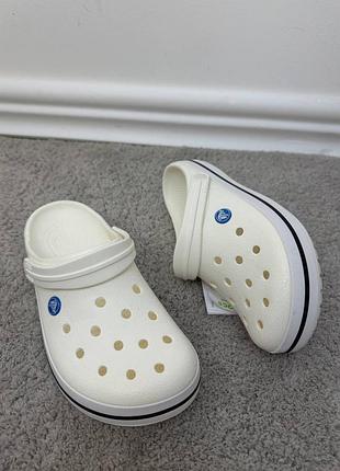 Crocs crocband white крокси які підходять як для чоловіків так і для жінок