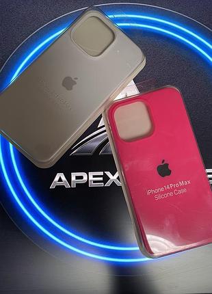 Silicone case для iphone 17 pro max, 14 pro max, 14 pro з мікрофіброю 2