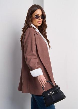 Піджаки issa plus 15019 s коричневий 2