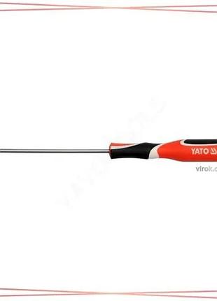 Викрутка хрестова yato philips ph1 150 мм для ремонту електроніки інструмент для майстра sku_yt-25840