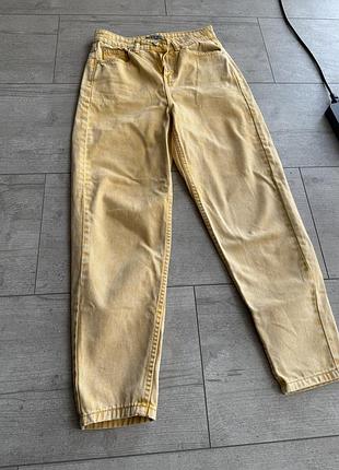 Джинси варка лимонного кольору denim co