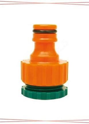 Адаптер для крана flo 3/4"-1/2" abs соединитель для подключения шлангов и насадок sku_89241
