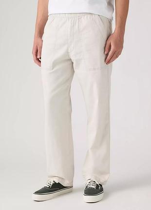 Мужские брюки levi's из смеси хлопка и льна