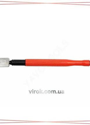 Масляний склоріз yato 177 мм карбід вольфраму для різання скла з масляним резервуаром для змащування sku_yt-7560