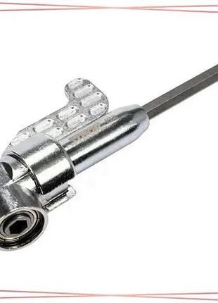 Кутовий адаптер тримача sthor 1/4" 130мм 105° редуктор для важкодоступних місць інструмент для ремонту sku_65840