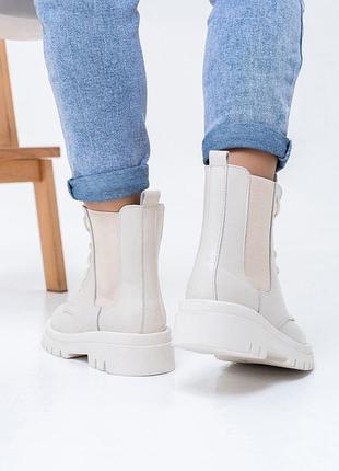 Ботинки issa plus ob2-361 40 белый 3