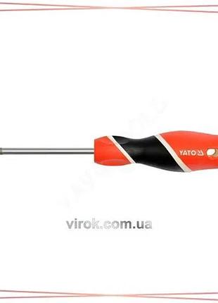 Викрутка крестовая yato pozidriv pz1 75 мм инструмент для сборки и ремонта sku_yt-25940