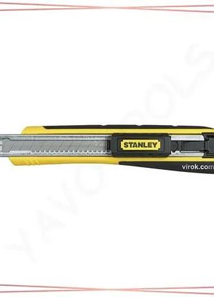 Ніж stanley fatmax cartridge з висувним лезом 9 мм для різання матеріалів 138 мм відломні сегменти sku_0-10-475
