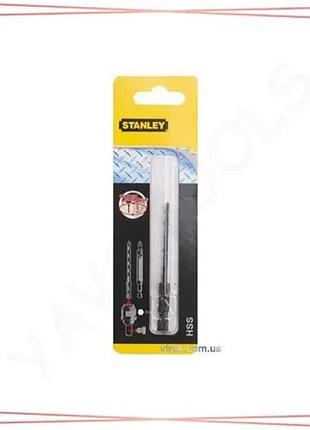 Свердло по металлу stanley super-lock hss ø3 x 41 мм хвостик hex 1/4 инструмент для сверления металла sku_sta50018-xj