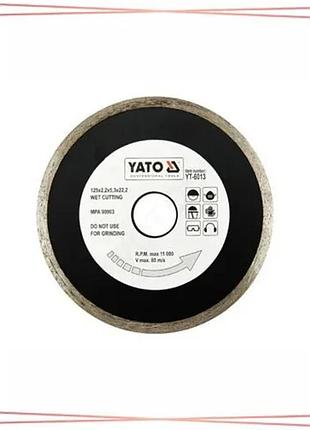 Алмазный диск yato 125x5,3x22,2 мм для мокрой резки керамической плитки и стекла sku_yt-6013
