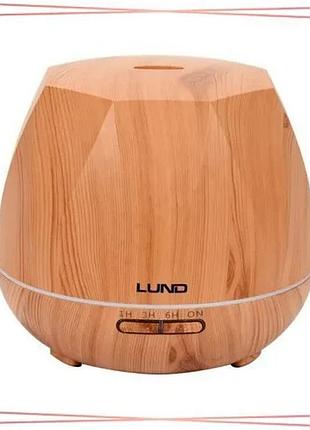 Ультразвуковой аромадифузор lund 500 мл с rgb подсветкой и пультом для ароматерапии и увлажнения возду sku_66903