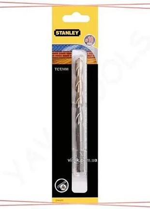 Свердло універсальне stanley ø10 мм tct/hm для металу дерева цегли 134 мм sku_sta53217-qz