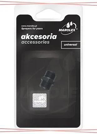 З'єднання конектор двох шлангів marolex універсальне для обприскувачів компресійних і акумуляторних sku_a091.160