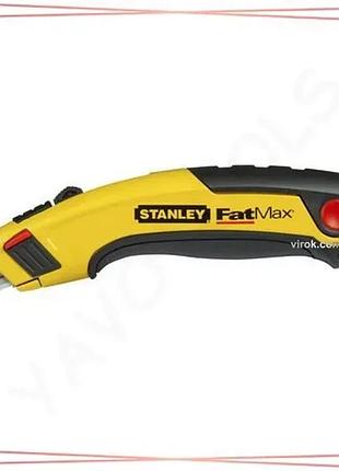 Нож stanley fatmax 170 мм с трапециевидным лезвием и диспенсером для запасных лезвий для резки sku_0-10-778