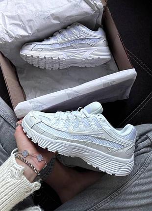 Кросівки nike p-6000 white 4