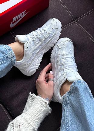 Кроссовки nike p-6000 white