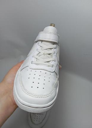 Кроссовки белые nike, унисекс 3