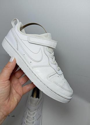 Кроссовки белые nike, унисекс 2