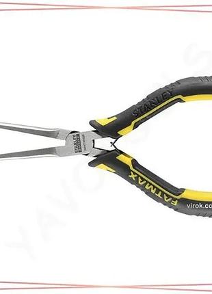 Плоскогубцы мини тонкие продолговатые stanley fatmax 150мм инструмент для работы с мелкими деталями sku_fmht0-80520