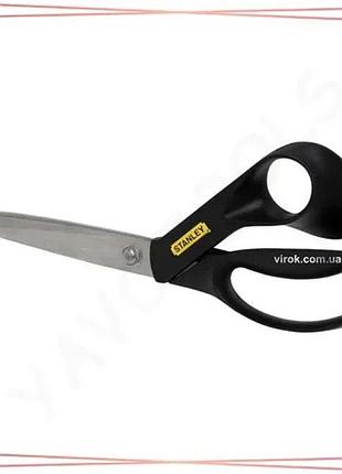Ножницы для бумаги и ткани stanley 240 мм профессиональные прямые для резки тканей и материалов sku_stht0-14102