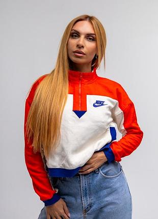 Флісовий  свитшот-анорак   nike .